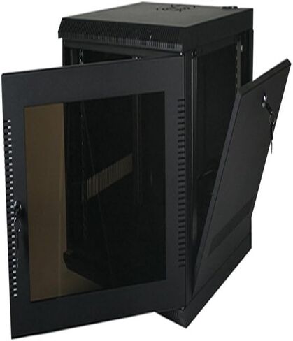 Quest Manufacturing Wall Enclosure, Front/Side Access, 5 Unit, 13"H x 21"W x 20"D, Black (WM2019-05-02) in Kuwait