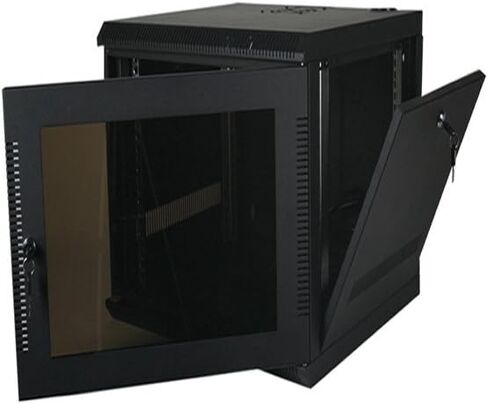 Quest Manufacturing Wall Enclosure, Front/Side Access, 5 Unit, 13"H x 21"W x 20"D, Black (WM2019-05-02) in Kuwait