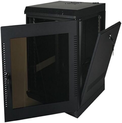 Quest Manufacturing Wall Enclosure, Front/Side Access, 5 Unit, 13"H x 21"W x 20"D, Black (WM2019-05-02) in Kuwait