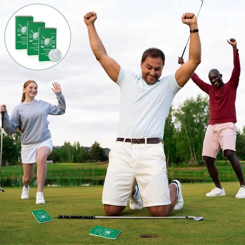 دفتر ملاحظات مقاوم للماء للجولف وبطاقة الأداء والإحصائيات 3.5 × 6 بوصة دفتر مجلة الجولف نادي الياردات كتاب جميع الأحوال الجوية دفتر جولف سجل كتاب الجولف حجم الجيب للرجال لاعبي الغولف الرياضيين in Kuwait