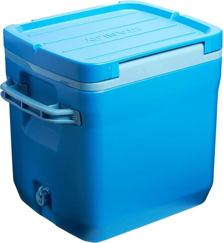 Stanley Adventure Outdoor Cooler 16 qt | Heavy Duty Outdoor Camping Cooler with Easy Carry Top Handle | 36 Hour Cooling Ice Chest for 21 Cans| BPA-Free | Azure in Saudi Arabia