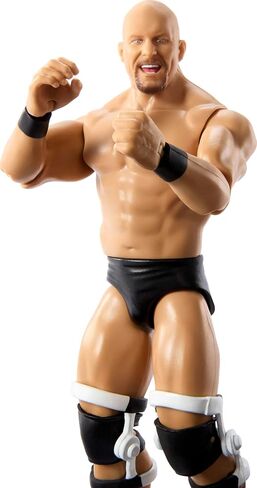 Mattel WWE Action Figure, 6-inch Collectible Stone Cold Steve Austin with 10 Articulation Points & Life-Like Look in Saudi Arabia