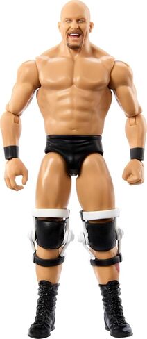 Mattel WWE Action Figure, 6-inch Collectible Stone Cold Steve Austin with 10 Articulation Points & Life-Like Look in Saudi Arabia