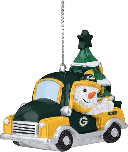 FOCO Detroit Lions NFL Snowman in a Truck Ornament in Saudi Arabia
