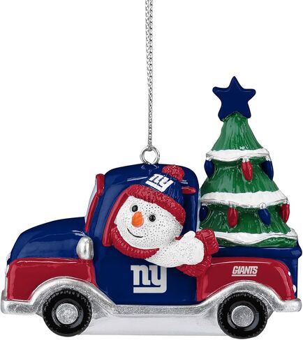 FOCO Detroit Lions NFL Snowman in a Truck Ornament in Saudi Arabia