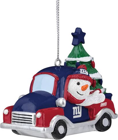 FOCO Detroit Lions NFL Snowman in a Truck Ornament in Saudi Arabia