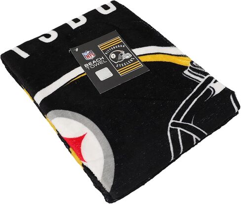 Northwest NFL Stripes Beach Towel, 30" x 60" Pittsburgh Steelers in Saudi Arabia