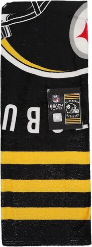 Northwest NFL Stripes Beach Towel, 30" x 60" Pittsburgh Steelers in Saudi Arabia