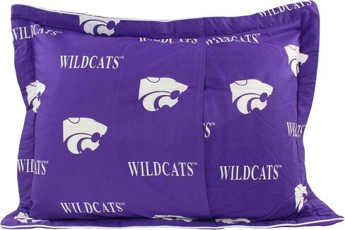غطاء وسادة مطبوع عليه College Covers Kansas State Wildcats، مقاس 20 بوصة × 26 بوصة (KSUSH) in Kuwait