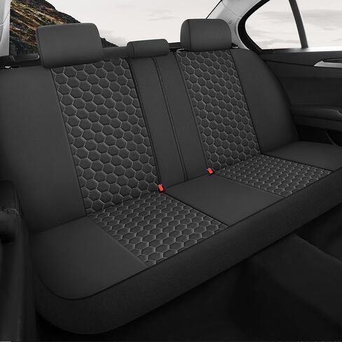 YGL Luxury Leather Car Seat Covers Full Set, Anti-Stain Interior Protector.Waterproof Auto Seat Covers for Cars,Trucks,Van,SUV,Pickup,Airbag Compatible (Beige) in Saudi Arabia