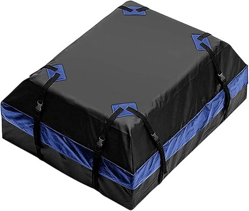 Car Roof Duffel Bag, 15 Cubic Feet Waterproof Roof Duffel Bag for All Cars with Luggage Racks - includes Anti-slip Mat and Rain CoverSoft Shell Roof BagCar Carrier Bag in Saudi Arabia