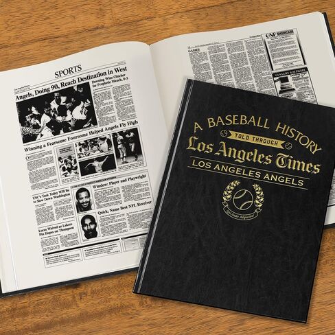 Signature gifts Personalized Baseball History Book - Sports Fan Gift - A Major League History Told Through Archive Newspaper Coverage in Saudi Arabia