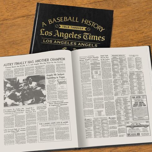 Signature gifts Personalized Baseball History Book - Sports Fan Gift - A Major League History Told Through Archive Newspaper Coverage in Saudi Arabia
