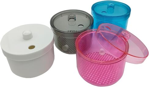 Dental Burs Soak Box with Strainer, Bur Disinfection Box Dnetal Burs Holder Cleaner for Burs Cleaning, Soaking (Blue) in Saudi Arabia