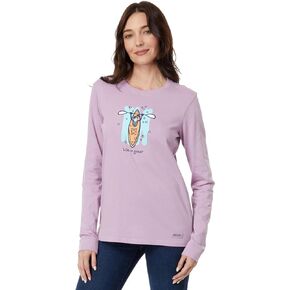 Life is Good Jackie Downstream Kayak Long Sleeve Crusher™ Tee