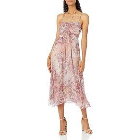 Women's Mik Dress in Taupe Gray Multi