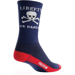 SockGuy Men's Crew Cuff Liberty or Death Socks
