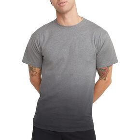 Hanes Men's Originals Short-Sleeve, Garment-Washed T-Shirt with Ombre Dye