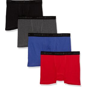 Beverly Hills Polo Club Men's 4 Pack Basic Solid Boxer Briefs in Kuwait