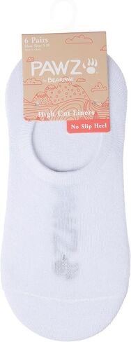 مجموعة من 6 جوارب نسائية من BEARPAW Pawz غير مرئية ورقيقة وغير مبطنة، جوارب مبطنة مخفية منخفضة للغاية - جوارب مسطحة للنساء in Saudi Arabia