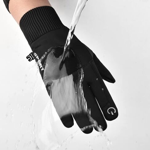 انجيني قفازات شتوية للرجال والنساء، قفازات تعمل باللمس للطقس البارد، قفازات دافئة للاستخدام في الفريزر، مناسبة للجري والقيادة وركوب الدراجات والعمل والمشي لمسافات طويلة in Kuwait