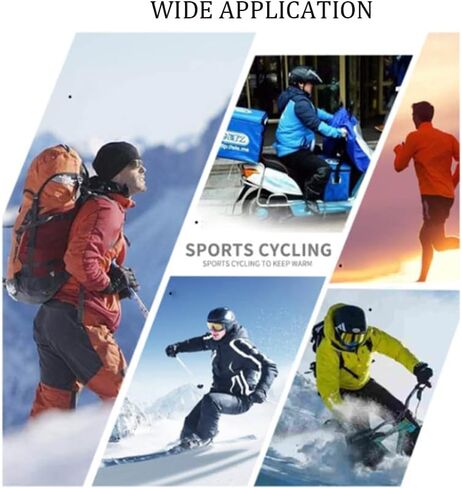 انجيني قفازات شتوية للرجال والنساء، قفازات تعمل باللمس للطقس البارد، قفازات دافئة للاستخدام في الفريزر، مناسبة للجري والقيادة وركوب الدراجات والعمل والمشي لمسافات طويلة in Kuwait