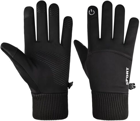 انجيني قفازات شتوية للرجال والنساء، قفازات تعمل باللمس للطقس البارد، قفازات دافئة للاستخدام في الفريزر، مناسبة للجري والقيادة وركوب الدراجات والعمل والمشي لمسافات طويلة in Kuwait