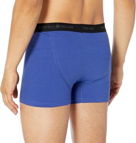 Beverly Hills Polo Club Men's 4 Pack Basic Solid Boxer Briefs in Kuwait