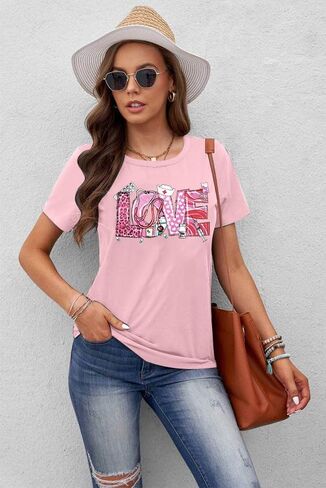 MAIHUN Women Nurse Life Shirt Nurse Letter Print Tee Tops Nurse Day Gifts Shirts Inspirational Short Sleeve in Saudi Arabia