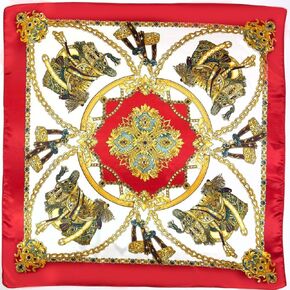 Humble Hilo Women's Fashion Scarf or Bandana Shiny Silk Feel Head or Neck Square Small & Large