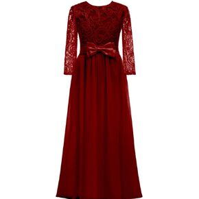 ABAO SISTER Fancy First Communion Flower Girl Dress Boho Chiffon A-line White Bridesmaid Dresses Wedding Party 2-12 Year Old