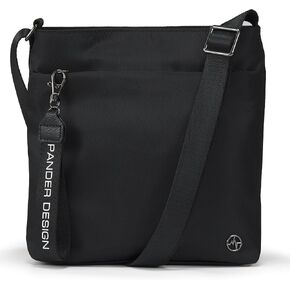 Pander Nylon Small Women's Crossbody Bag Purse with Adjustable Shoulder Strap, Perfect Travel Accessory for Any Women.