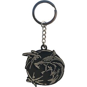 JINX Netflix's The Witcher Bound By Destiny Rubber Key Chain, Black, 2.25"