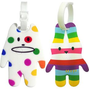 Cute and Colorful Luggage Tag/ID Tag Set in Alien and Rabbit shape, Set of 2 in Saudi Arabia