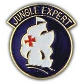 US Army Jungle Expert Lapel Pin