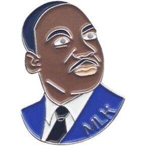 MLK Martin Luther King Jr Junior Civil Rights Movement Black History Pride 1.2" Enamel Pin Badge