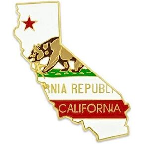 State Shaped Pin, Hat, Tie, Lapel, Etc. (Pick Any State)