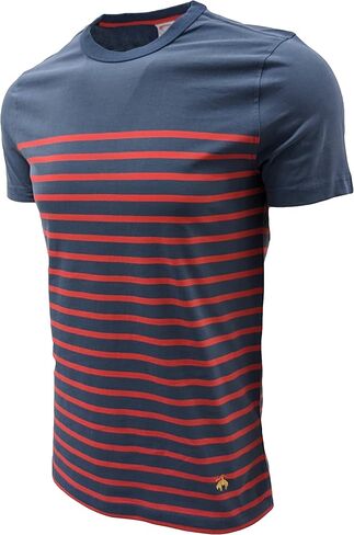 Brooks Brothers Men's Striped Crewneck T-Shirt in Saudi Arabia