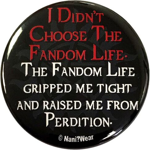 NaniWear SpnFamily 2.25 Inch Button Fandom Life in Saudi Arabia