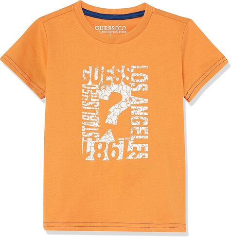 GUESS Boys' Organic Cotton Graphic Tee in Saudi Arabia