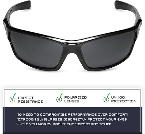 Polarized Wrap Around Sports Sunglasses for Men Women UV400 Protection in Saudi Arabia