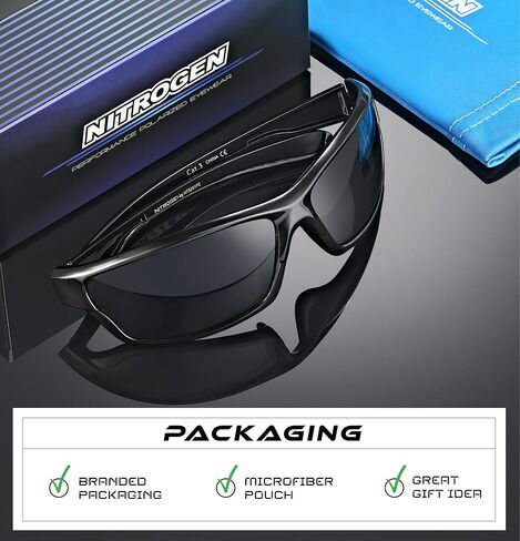 Polarized Wrap Around Sports Sunglasses for Men Women UV400 Protection in Saudi Arabia