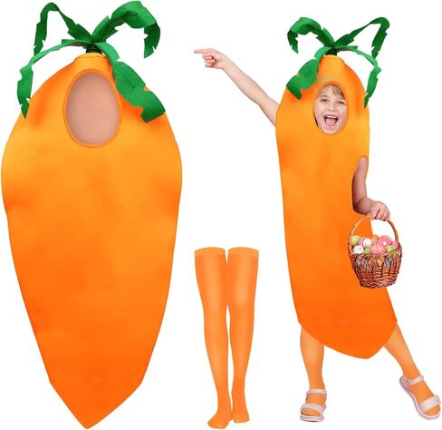 زي جزرة عيد الفصح من كامدوك، زي الخضروات التنكري للنساء والرجال in Kuwait