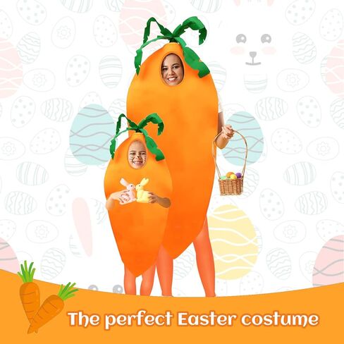 زي جزرة عيد الفصح من كامدوك، زي الخضروات التنكري للنساء والرجال in Kuwait