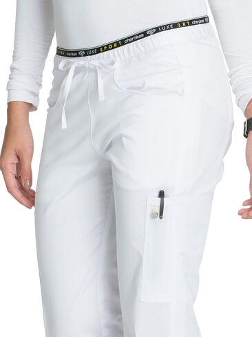 Cherokee Women's Luxe Sport Mid Rise Straight Leg Pull-on Pant in Saudi Arabia