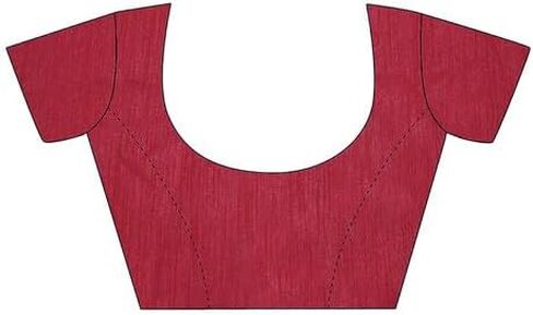 ساري نسائي شيفون مطبوع مع قطعة بلوزة غير مخيطة in Kuwait