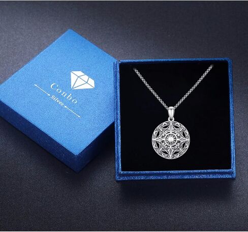 قلادة بوصلة للرجال والنساء 925 من الفضة الاسترليني الفايكنج قلادة مطلية بالذهب/الفضة بوصلة مجوهرات هدية للأم المراهقات والفتيات وعيد ميلاد الأم وعيد الميلاد in Kuwait