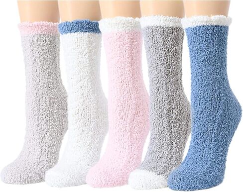 sockfun Non Slip Socks Hospital Socks with Grips for Women Grip Socks for Women Fluffy Socks with Grips Fuzzy Slipper Socks in Saudi Arabia