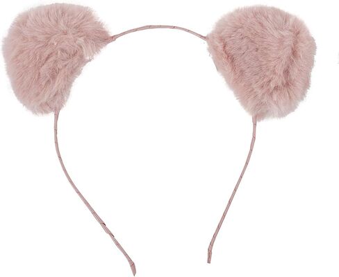 لوكس اكسسوريز طقم شريط راس عصري بنمط كرات بوم بوم منفوشة بلون بينك وابيض ورمادي (3 قطع) in Kuwait