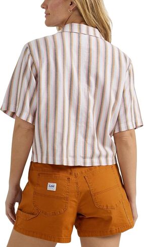 Lee Women's Legendary Short Sleeve Crop Chore Shirt in Saudi Arabia